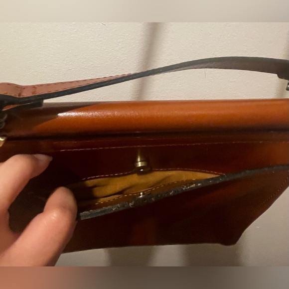 Patricia Nash Tan Leather Crossbody Bag - Picture 13 of 13